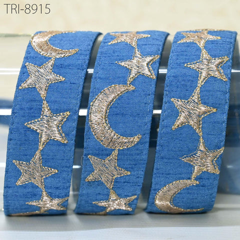 9 Yard Embroidery Ribbon Fabric Trim 3cm Embroidered Sewing DIY Crafting Border Indian Tote Bags Theatrical Costumes Holiday Ornaments Tapes