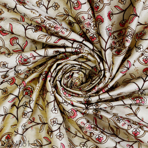 Dress Material Indian Embroidered Fabric by the yard Sewing DIY Crafting Embroidery Wedding Costumes Dolls Bags Cushion Covers Table Runners