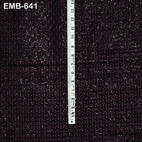 Wine Indian Embroidered Velvet Fabric by the yard Sewing DIY Crafting Wedding Shift Dresses Theatrical Costumes Longline Jackets Waistcoats