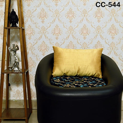 Gold Dupioni Pure Silk Cushion Cover Luxurious Handmade Throw Pillow Decorative Home Decor Silk Pillowcase House Warming Bridal Wedding Gift