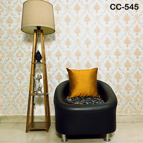 Mustard Dupioni Silk Square Pillowcase | Cushion Cover Handmade | 100% Pure Silk Throw Pillow | Home decor Gift House Warming Wedding Shower