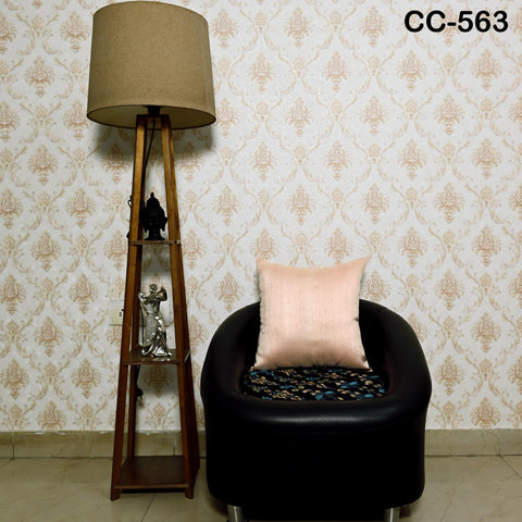 Pink Cushion Cover Square, Indian Dupioni Pure Silk Luxury Cushion Pillowcase, Decorative Pillow Cover For Sofa Bed Throw Designer Handmade