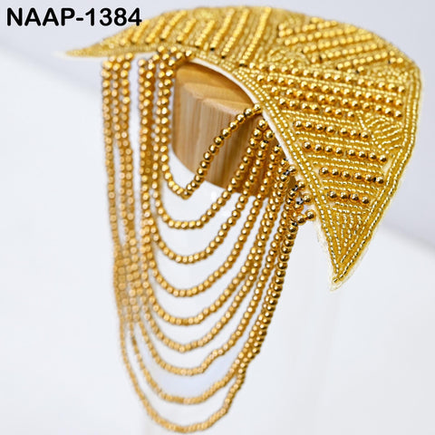 Beaded Shoulder Patches and Appliques