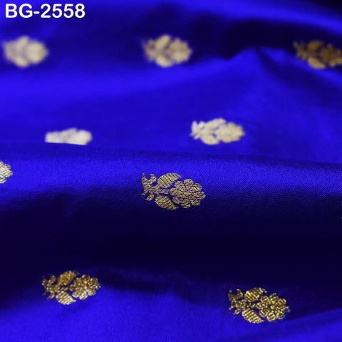 70gsm Pure Mysore Silk Fabric by The Yard Brocade Zari Buttie Indian Wedding Dress Bridesmaids Costume Blouses Pillowcases Home Decor Dolls