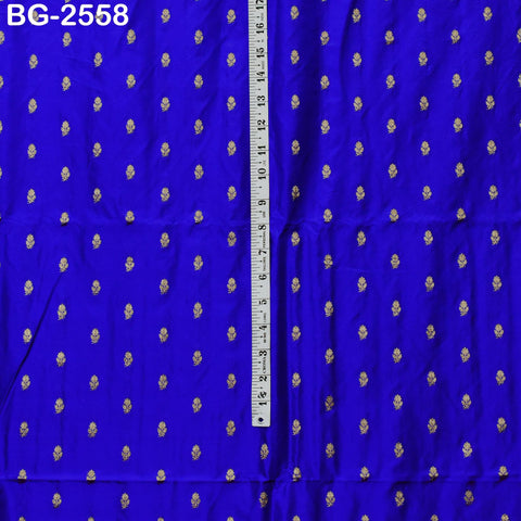 70gsm Pure Mysore Silk Fabric by The Yard Brocade Zari Buttie Indian Wedding Dress Bridesmaids Costume Blouses Pillowcases Home Decor Dolls