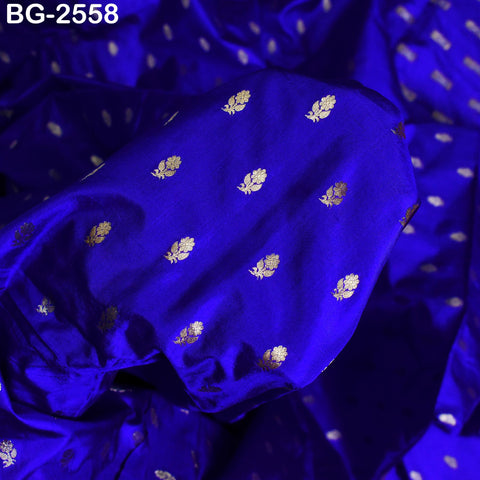 70gsm Pure Mysore Silk Fabric by The Yard Brocade Zari Buttie Indian Wedding Dress Bridesmaids Costume Blouses Pillowcases Home Decor Dolls