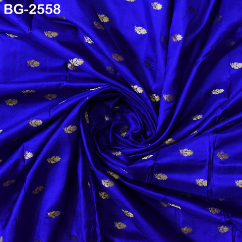 70gsm Pure Mysore Silk Fabric by The Yard Brocade Zari Buttie Indian Wedding Dress Bridesmaids Costume Blouses Pillowcases Home Decor Dolls