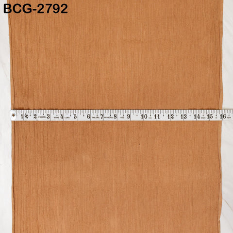 16'' Organic Crinkled Soft Light weight Cotton Fabric by the yard Wrinkled Stretchable Indian Sewing Crafting Summer Kids Girls Women Dress