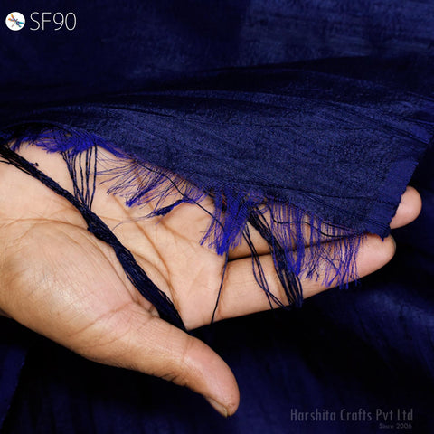 Blue Cushion Cover, Dupioni Pure Silk Rectangle Decorative Throw Pillow, Home Decor Gift, Pillowcase For Sofa Bed or Throw Designer Handmade