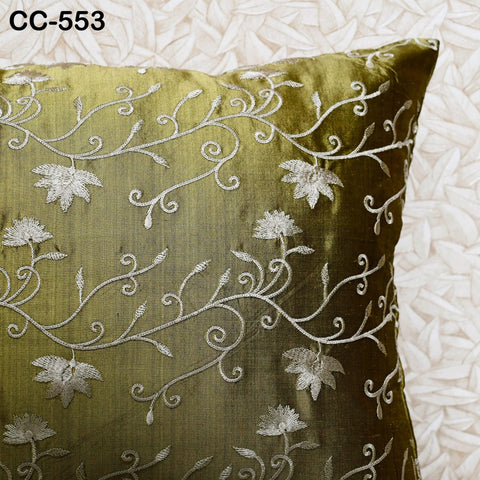 designer Home decor pure silk throw pillow