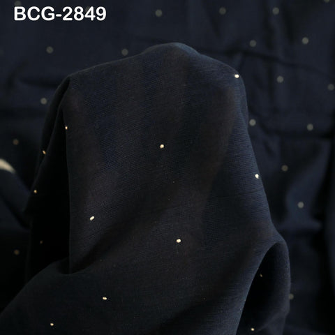 Handwoven Cotton Fabric by the Yard Organic Kutch Embroidery Indian Sewing DIY Crafting Summer Women Dress Baby Swaddle Blankets Home Decor