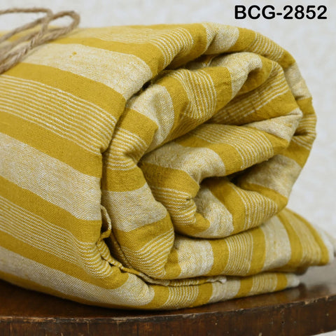 Handwoven Kala Cotton Fabric by the Yard Organic Kutch Handloom Indian Sewing Crafting Summer Women Dress Baby Swaddle Blankets Home Decor