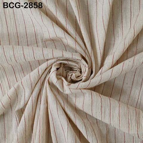 Handwoven Kala Cotton Fabric by the Yard Organic Kutch Handloom Indian Sewing Crafting Summer Women Dress Baby Swaddle Blankets Home Decor