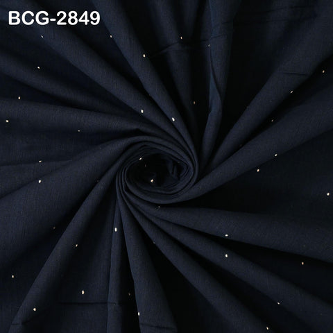 Handwoven Cotton Fabric by the Yard Organic Kutch Embroidery Indian Sewing DIY Crafting Summer Women Dress Baby Swaddle Blankets Home Decor