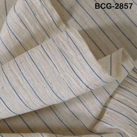 Handwoven Kala Cotton Fabric by the Yard Organic Kutch Handloom Indian Sewing Crafting Summer Women Dress Baby Swaddle Blankets Home Decor