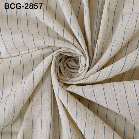 Handwoven Kala Cotton Fabric by the Yard Organic Kutch Handloom Indian Sewing Crafting Summer Women Dress Baby Swaddle Blankets Home Decor