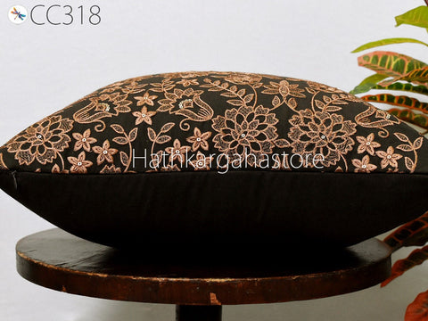 Cambric cotton Cushion Cover/Throw Pillow 16X16 Handmade Home Decor Pillowcase House Warming Gift