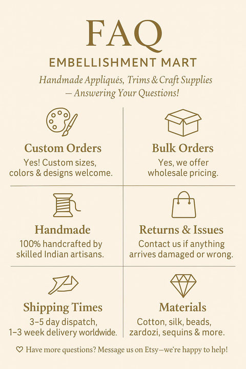 Embroidered Flying Bird Appliqués (2 Pair): Grey with Golden Zari Thread, Beaded Indian Patches