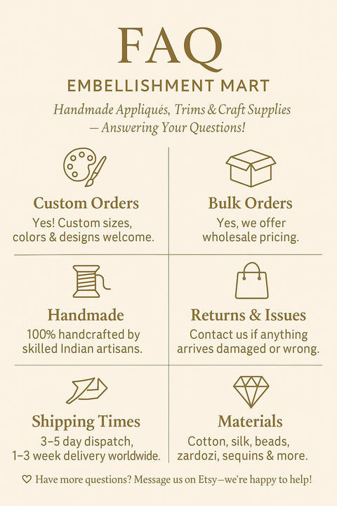 Embroidered Flying Bird Appliqués (2 Pair): Black Zari Thread, Beaded Indian Patches (6 Inch)