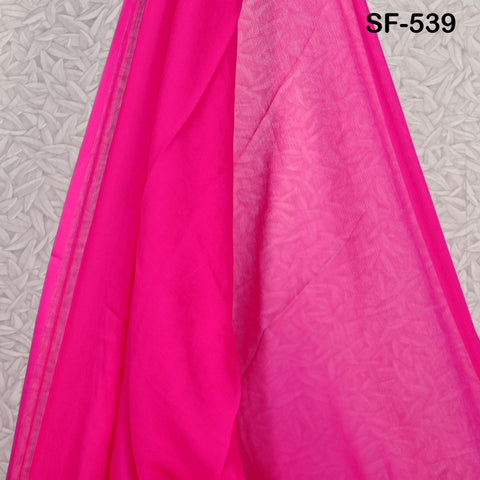 Indian Fuchsia Crinkle Chiffon, Silk Chiffon, Lightweight Silk, Silk Veil Crinkly Silk Fabric Natural Silk by the Yard Wedding Silk for Veil