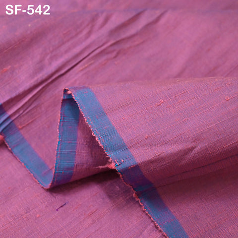 Silk Shantung Two Tone Pink Blue Pure Dupioni Fabric Yardage Wedding Bridesmaid Prom Dresses Indian Raw Silk Dupion Sewing Upholstery