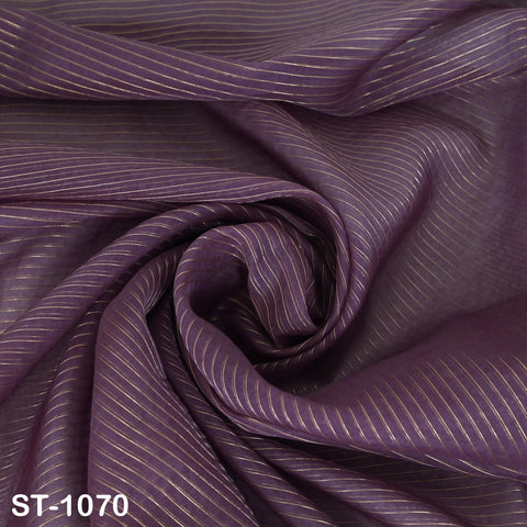 Purple Dupatta Organza Indian Bridal Wedding Lehenga Chunni Veil Gold Zari Scarf Fabric Crafting Dresses Costumes Gift for Her