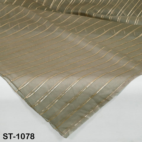 Beige Dupatta Organza Indian Bridal Wedding Lehenga Chunni Veil Gold Zari Scarf Fabric Crafting Dresses Costumes Gift for Her