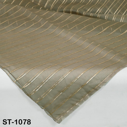Beige Dupatta Organza Indian Bridal Wedding Lehenga Chunni Veil Gold Zari Scarf Fabric Crafting Dresses Costumes Gift for Her