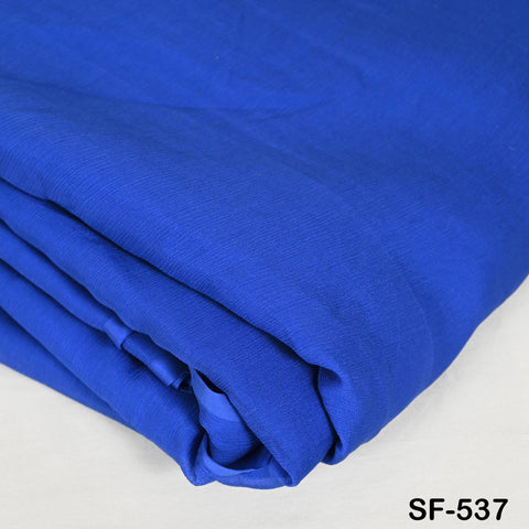 Indian Blue Crinkle Chiffon, Silk Chiffon, Lightweight Silk, Silk Veil Crinkly Silk Fabric, Natural Silk by the Yard, Wedding Silk for Veil