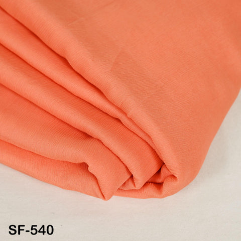 Indian Peach Crinkle Chiffon, Silk Chiffon, Lightweight Silk, Silk Veil Crinkly Silk Fabric Natural Silk by the Yard Wedding Silk for Veil