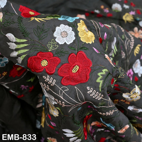 56'' Embroidered Linen fabric by the yard Pure Natural Linen Embroidery Kids and Women Summer Dress, Shorts, Skirts, Bottoms, Craft Sewing