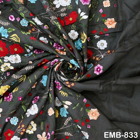 56'' Embroidered Linen fabric by the yard Pure Natural Linen Embroidery Kids and Women Summer Dress, Shorts, Skirts, Bottoms, Craft Sewing