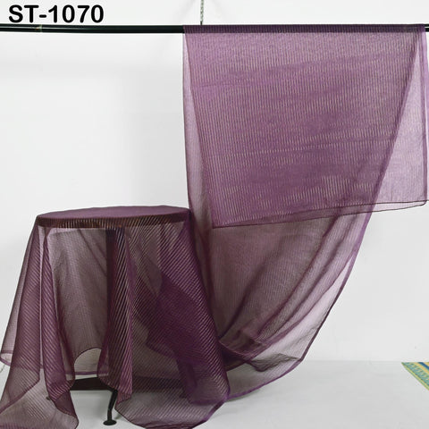 Purple Dupatta Organza Indian Bridal Wedding Lehenga Chunni Veil Gold Zari Scarf Fabric Crafting Dresses Costumes Gift for Her