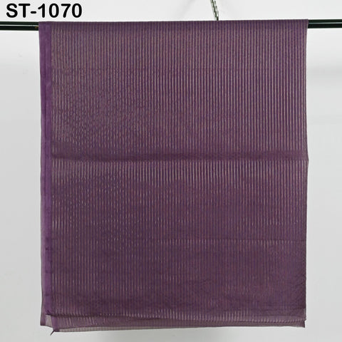 Purple Dupatta Organza Indian Bridal Wedding Lehenga Chunni Veil Gold Zari Scarf Fabric Crafting Dresses Costumes Gift for Her