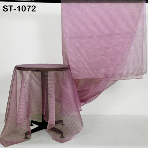 Indian lavender bridal scarf with gold embellishments, lightweight organza fabric for weddings and special occasions.