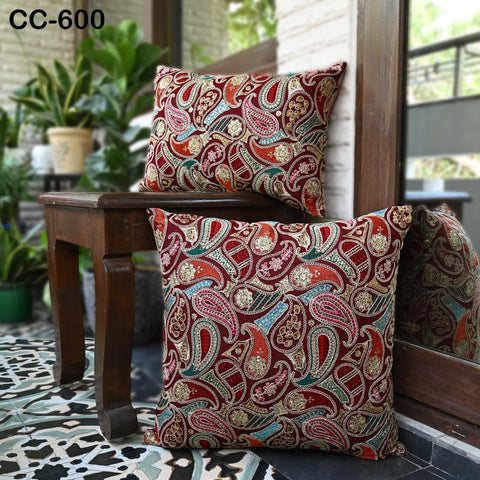 Embroidered Pillowcase | Indian Handmade Embroidery Throw Pillow cover Decorative Body Sham, Cushion Cover Boho Home Decor HouseWarming Gift