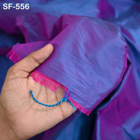 80gsm Iridescent Indian Pure Silk Fabric by the yard Light Weight Soft Silk Curtains Scarf Wedding Dress Skirts Vest Coats Silk Pillow Cover