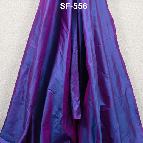 80gsm Iridescent Indian Pure Silk Fabric by the yard Light Weight Soft Silk Curtains Scarf Wedding Dress Skirts Vest Coats Silk Pillow Cover