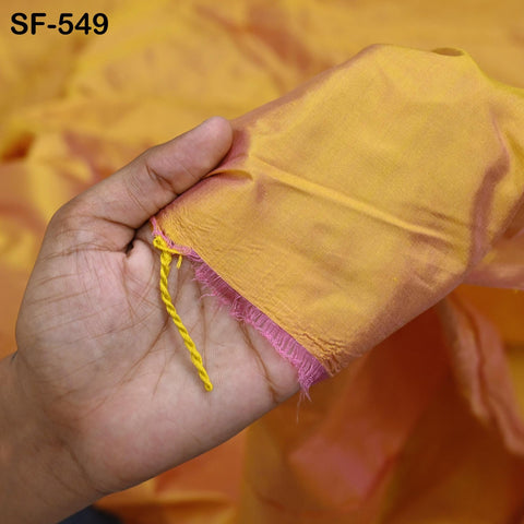 80gsm Iridescent Indian Pure Silk Fabric by the yard Soft Silk Scarf Victorian Costumes Apparel Wedding Evening Shift Dresses Short Jackets