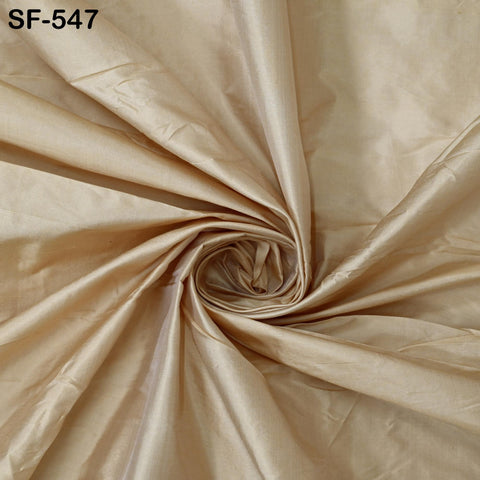 80gsm Champagne Indian Pure Silk Fabric by the yard Mulberry Silk Home decor Curtains Scarf Costume Apparel Wedding Evening Dresses Doll