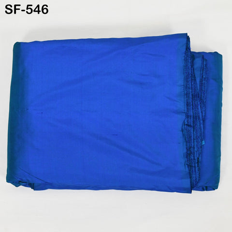 80gsm Royal Blue Indian Pure Silk Fabric by the yard Mulberry Silk Home decor Curtains Scarf Costume Apparel Wedding Evening Dresses Doll