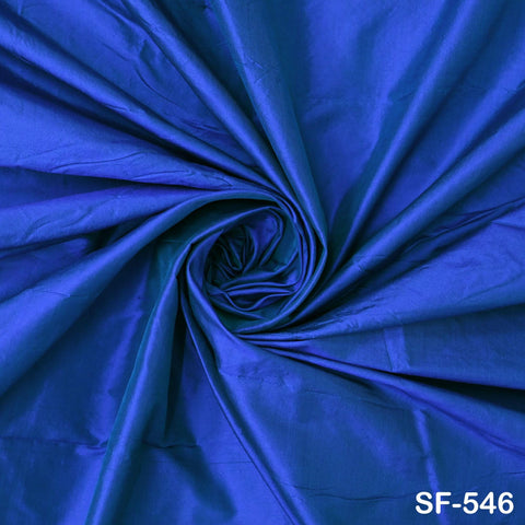 80gsm Royal Blue Indian Pure Silk Fabric by the yard Mulberry Silk Home decor Curtains Scarf Costume Apparel Wedding Evening Dresses Doll
