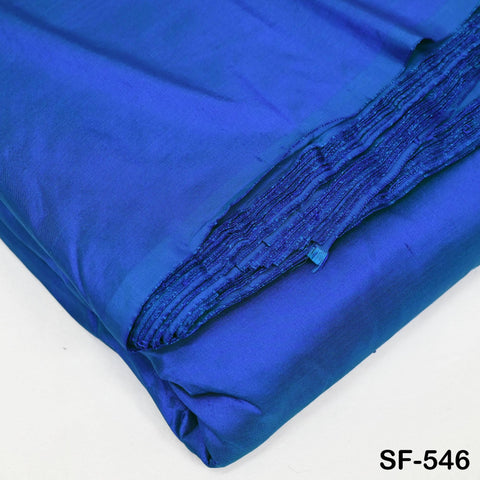 80gsm Royal Blue Indian Pure Silk Fabric by the yard Mulberry Silk Home decor Curtains Scarf Costume Apparel Wedding Evening Dresses Doll