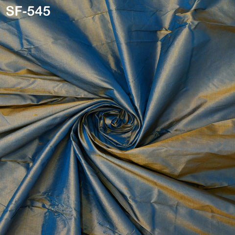 80gsm Indian Pure Silk Fabric by yard Soft Silk Scarf Apparel Textile Wedding Evening Renaissance Dress Theatrical Costumes Turquoise Brown