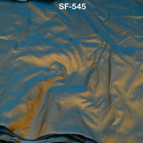 80gsm Indian Pure Silk Fabric by yard Soft Silk Scarf Apparel Textile Wedding Evening Renaissance Dress Theatrical Costumes Turquoise Brown