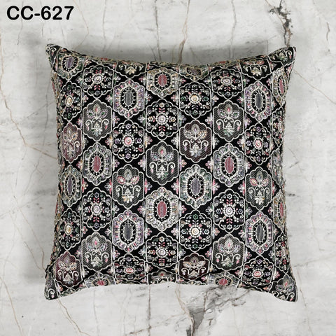 Embroidered Cushion Cover Handmade Embroidery Throw Pillow Decorative Home Decor Pillow Cover House Warming Bridal Shower Wedding Gift