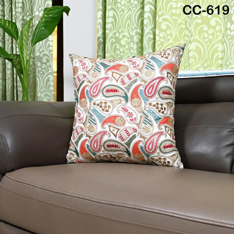 Boho Embroidered Cushion Pillowcase Handmade Embroidery Throw Pillow Cover Decorative Home Decor House Warming Bridal Shower Wedding Gifts