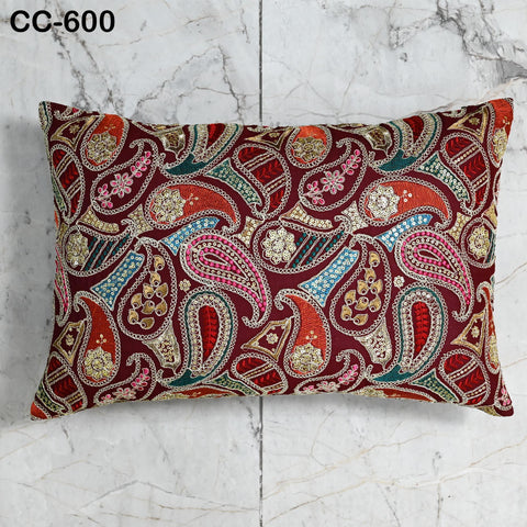 Embroidered Pillowcase | Indian Handmade Embroidery Throw Pillow cover Decorative Body Sham, Cushion Cover Boho Home Decor HouseWarming Gift