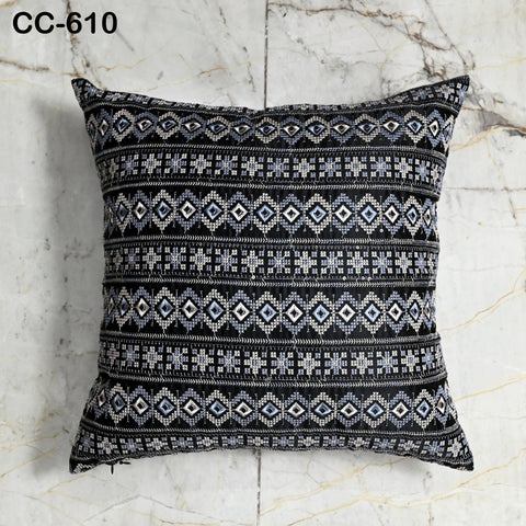 Embroidered Throw Pillow - Handmade Embroidery Cushion Cover - Decorative Home Decor - Special Gift for House Warming Bridal Shower Wedding