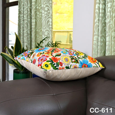 Embroidered Cushion Cover | Handmade Embroidery Throw Pillow | Floral Home Decor | Decorative House Warming Bridal Shower Wedding Gifts